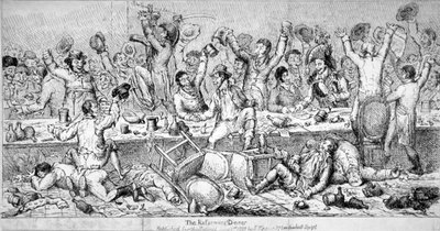 "Reformatorernas middag", 1809 av Samuel de Wilde