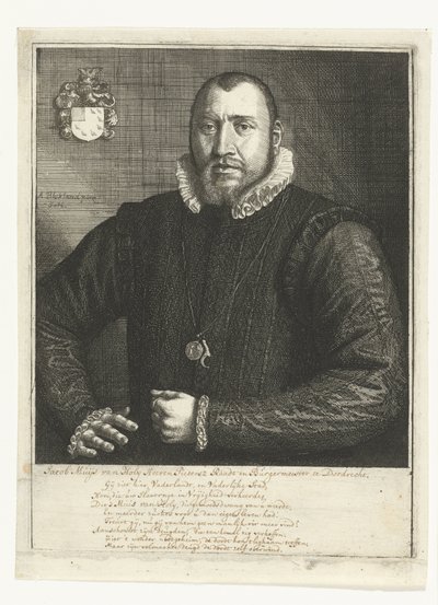 Porträtt av Jacob Muys of Holy av Samuel van Hoogstraten