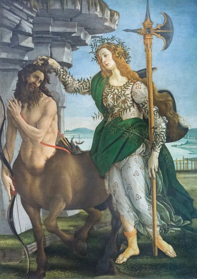 Pallas och kentauren av Sandro Botticelli