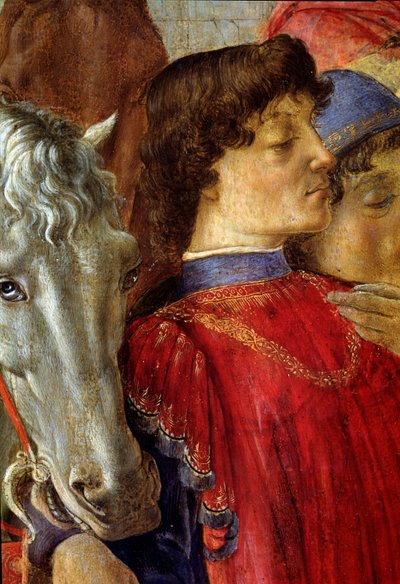 The Adoration of the Magi, detalj av Lorenzo de