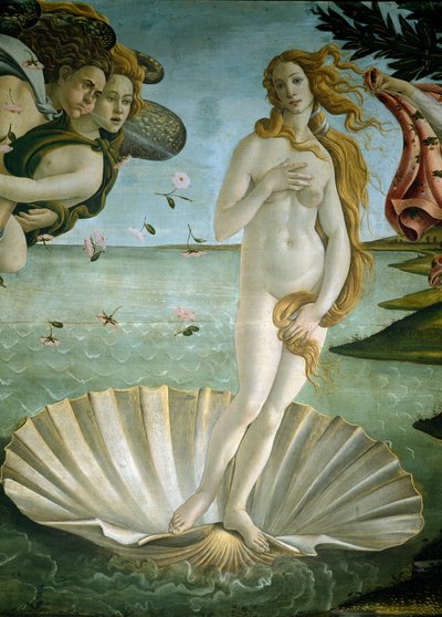 Venus födelse (detalj) av Sandro Botticelli