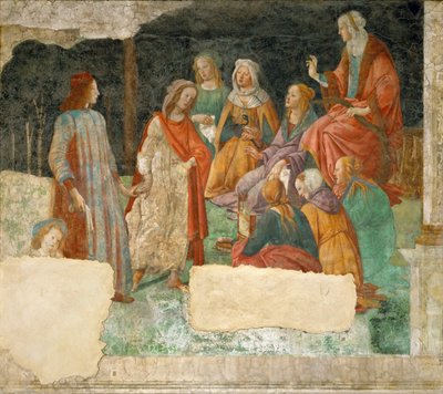 En ung man som introduceras till de sju liberala konsterna, 1484-1486 av Sandro Botticelli