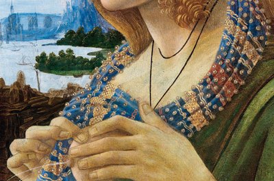 Allegoriskt porträtt av en kvinna Simonetta Vespucci. Detalj, 1480-1490 av Sandro Botticelli