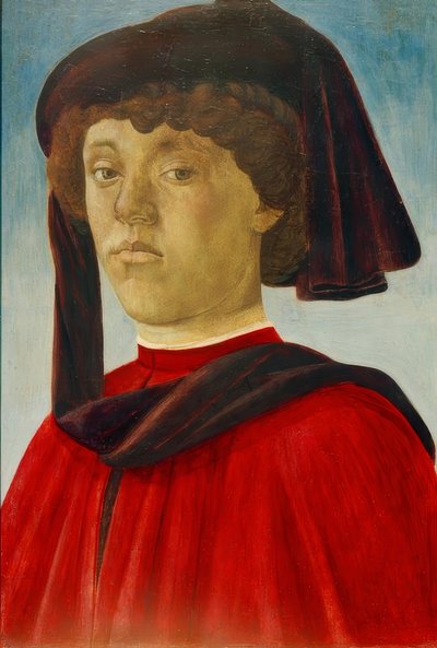 Porträtt av en ungdom av Sandro Botticelli