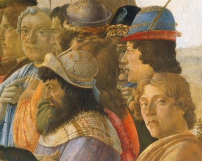 Tillbedjan av Magi av Sandro Botticelli