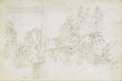 Teckningar till Dantes ”Den gudomliga komedin” (Purgatorio 31) av Sandro Botticelli