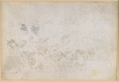 La Divina Commedia, Inferno XXV. Vergilius och Dante i helvetets åttonde krets (Malebolge), 7:e bolgia: Hårdare straff för tjuvar och rövare av Sandro Botticelli