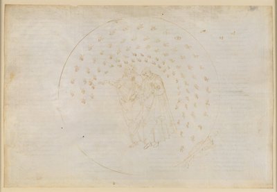 La Divina Commedia, Paradiso VIII. Den tredje planetsfären (Venushimlen): De älskandes rike; Karl Martells själ beklagar sig över sin familj och förklarar för Dante orsakerna till människornas olikheter av Sandro Botticelli