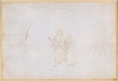 La Divina Commedia, Paradiso XIII. Den fjärde planetsfären (solhimlen): Thomas av Aquino förklarar för Dante principen om den gudomliga kärleken och treenigheten av Sandro Botticelli