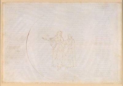 La Divina Commedia, Paradiso XI. Den fjärde planetsfären (solhimlen): Thomas av Aquino berömmer inför Dante Franciskus av Assisis gärningar och beklagar världsliggörandet av sin egen orden, dominikanerorden av Sandro Botticelli