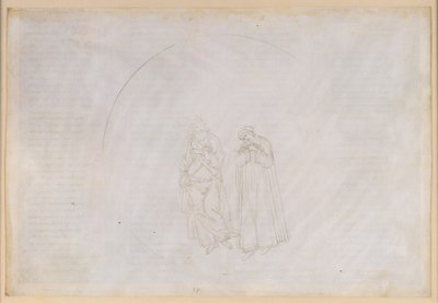 La Divina Commedia, Paradiso XVII. Den femte planetsfären (Mars himmel): Cacciaguida förutspår för Dante exil, men också evigt ryktbarhet av Sandro Botticelli