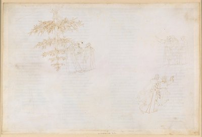 La Divina Commedia, Purgatorio XXII: Uppstigningen till den sjätte ringen i skärselden; samtal med Statius; de frossarnas botgöring av Sandro Botticelli