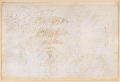 La Divina Commedia, Purgatorio XXIV. Purgatoriets sjätte ring: De frossarnas botgöring; Samtal med Forese Donati och Bonagiunta Orbicciani; Ängeln vid uppstigningen till den sjunde ringen av Sandro Botticelli
