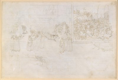 La Divina Commedia, Purgatorio X. Purgatoriets första ring: Marmorrelieferna; de högmodigas botgöring av Sandro Botticelli