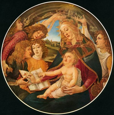 Madonna från Magnificat, 1481, 1937. av Sandro Botticelli
