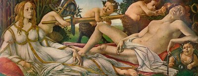 Mars och Venus, c1485, 1911 av Sandro Botticelli