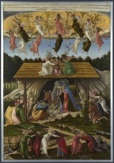 Mystisk nativitet. 1500 av Sandro Botticelli