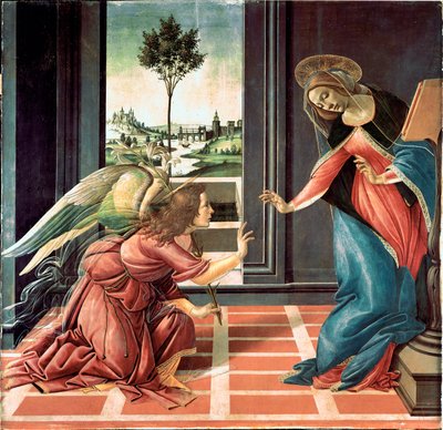 Bebådelsen av Cestello, 1489 av Sandro Botticelli