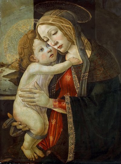 Jungfrun och barnet, ca. 1500. av Sandro Botticelli