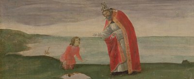 The Vision of St. Augustine från St. Barnabas altartavla, ca 1488 (tempera på panel) av Sandro Botticelli