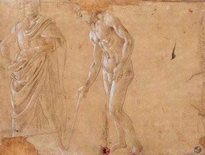 Studier med två siffror av Sandro Botticelli