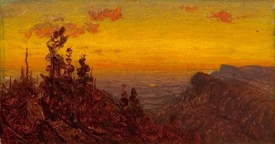 Från Shawangunk-bergen, 1823-1880. av Sanford Robinson Gifford