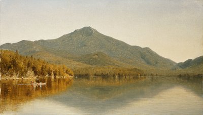 Mount Whiteface från Lake Placid, i Adirondacks, 1863 av Sanford Robinson Gifford