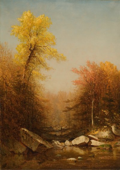 Oktober i Catskills, 1879 av Sanford Robinson Gifford