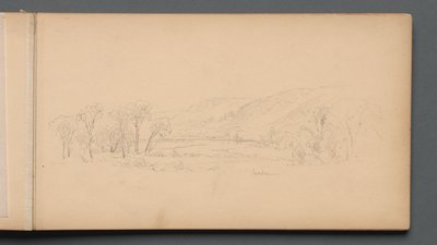 Skissbok, sida 06: Gorham Maine, 1859. av Sanford Robinson Gifford