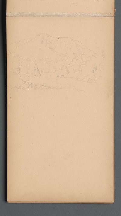 Skissbok, sida 08: Carter Mountian, 1859. av Sanford Robinson Gifford