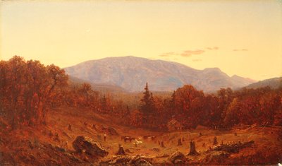 Skymning på Hunter Mountain av Sanford Robinson Gifford