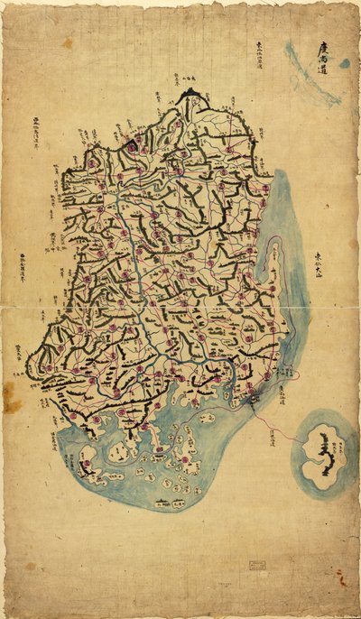 Chosŏn chido. LOC 83675009-1 av Sang Gi Chŏng
