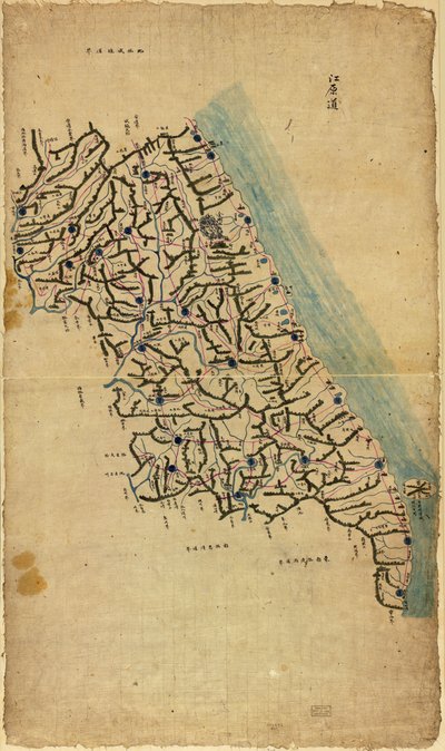 Chosŏn chido LOC 83675009-8 av Sang Gi Chŏng
