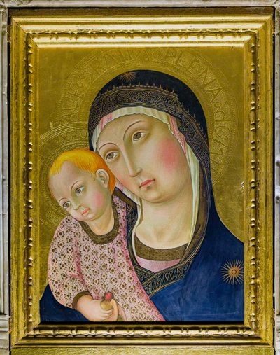 Madonna av pelaren av Sano di also Ansano di Pietro di Mencio Pietro