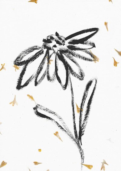 Blomma med fallande kronblad av Santhosh ch