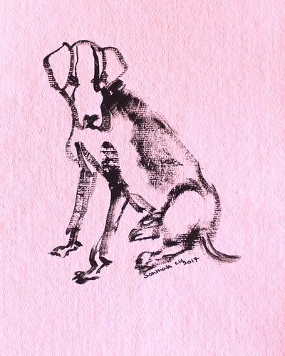 Hundskiss i bläck av Santhosh ch