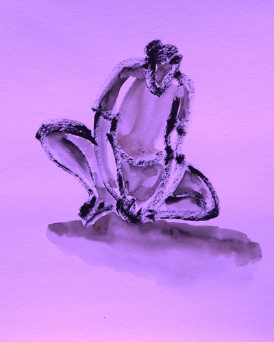 Reflektion i knäfall av Santhosh ch