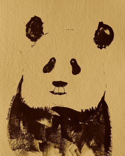 Minimalistisk pandabjörn av Santhosh ch
