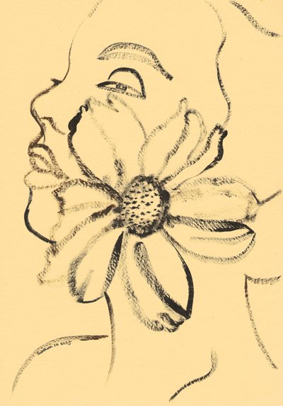 Fridfullt blomsteransikte av Santhosh ch