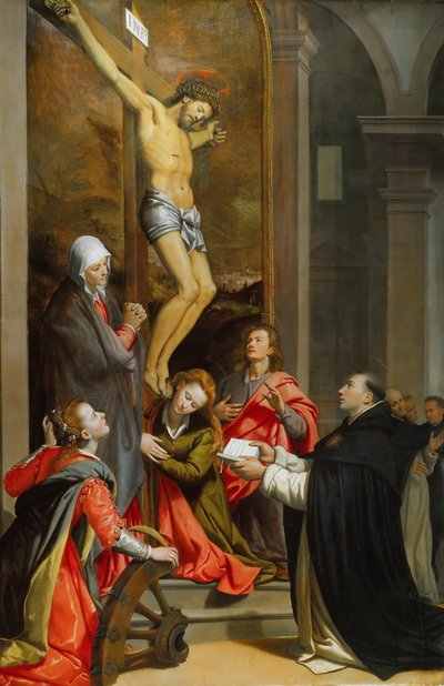 Vision av Saint Thomas Aquinas, 1593. av Santi di Tito