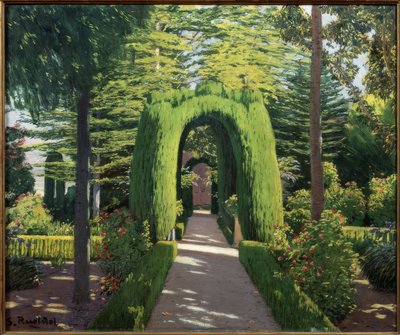 Glorieta. Alcoy trädgård av Santiago Rusiñol
