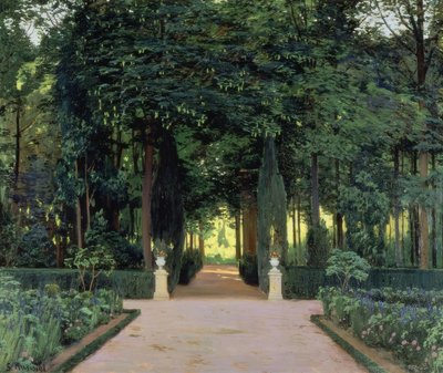 Aranjuez trädgårdar av Santiago Rusiñol