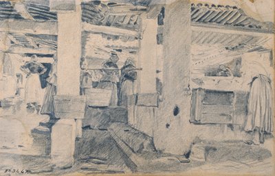 Tvättställsinteriör av Santiago Rusiñol