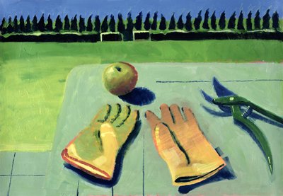 A Day in the Orchard (olja på kort) av Sara Hayward