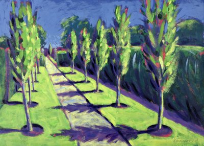 Avenue (akryl på kort) av Sara Hayward