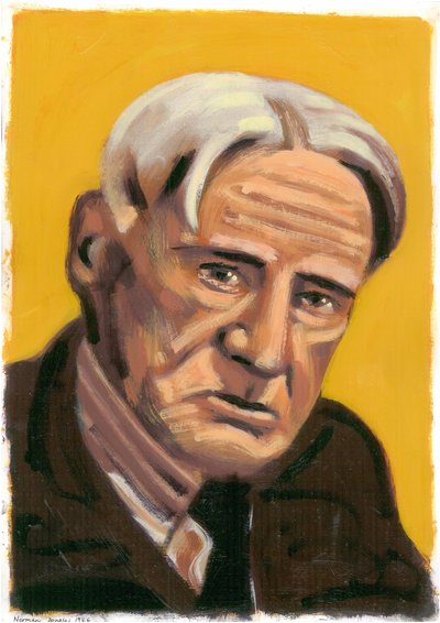 Norman Douglas, 2008 (olja på papper) av Sara Hayward
