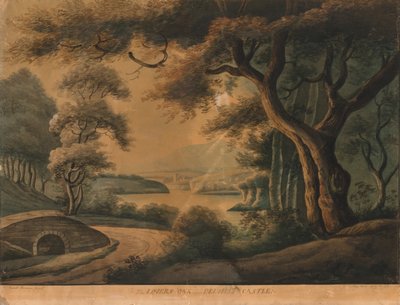 Lovers Oak nära Delville Castle, sent 1700-tal av Sarah Broome