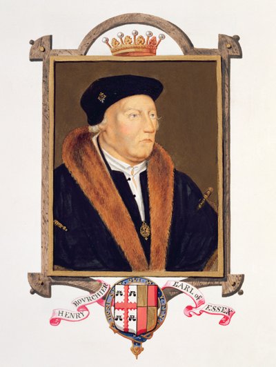 Porträtt av Henry Bourchier (d.1539) 2nd Earl of Essex från 