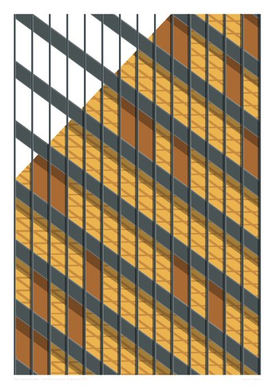375 Park Avenue, NYC, 2015 (grafiskt giclee-tryck) av Sarah Evans