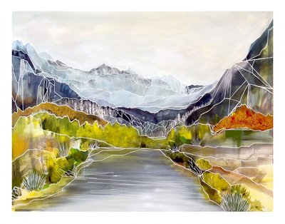 Geometrisk floddal av Sarah Fitzgerald